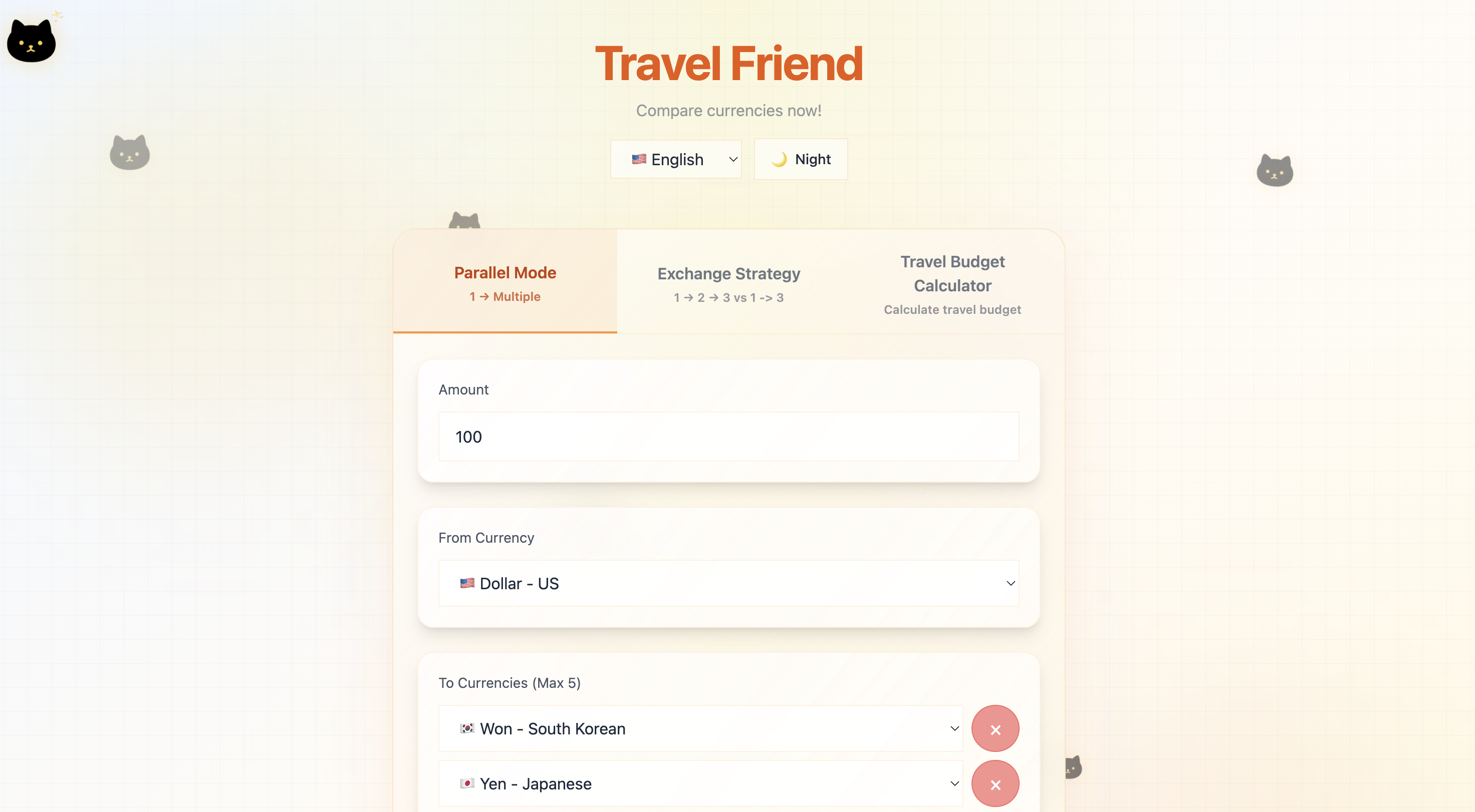 Currency Calculator Web Project